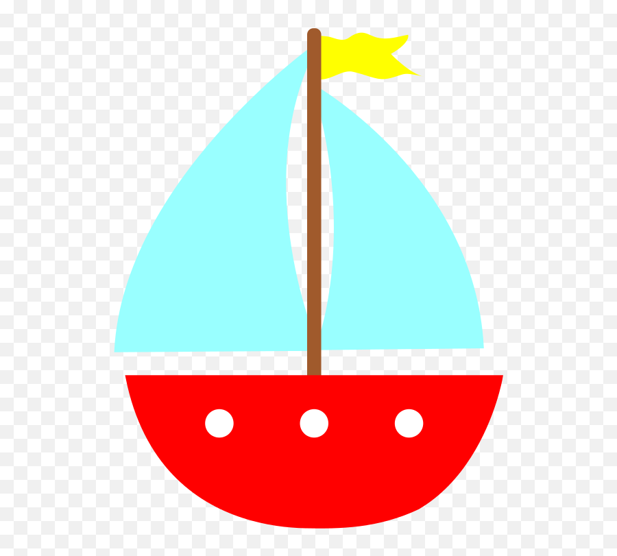 Sailboat Clipart 0 Sailboat Boat Clipart Free Clip Art - Cute Boat Clip Art Emoji,Yacht Emoji