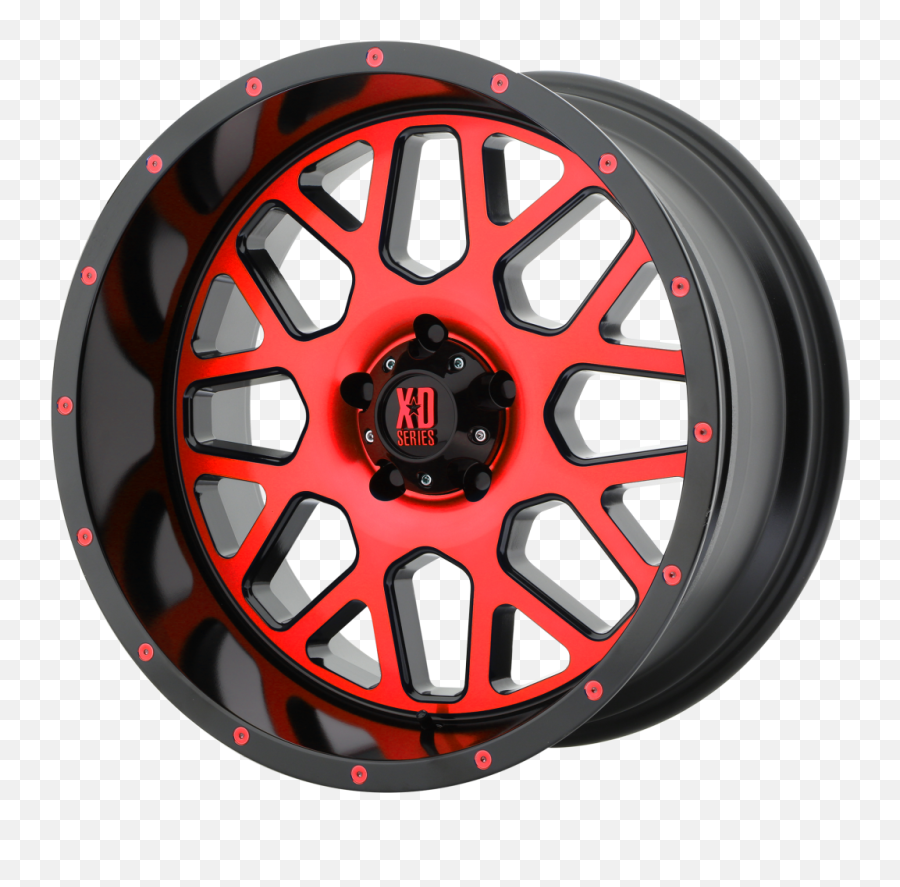 Xd820 Grenade - Red Xd Grenade Wheels Emoji,Work Emotion Wheels 15×8 +25mm Offset