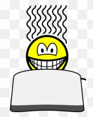 Toaster Smile Smilies Emofacescom - Smile Emoji,Emoticon Champagne Glass