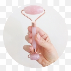 Rose Quartz Face Roller Emoji,Glass Emotions Facebook Crystal Loke