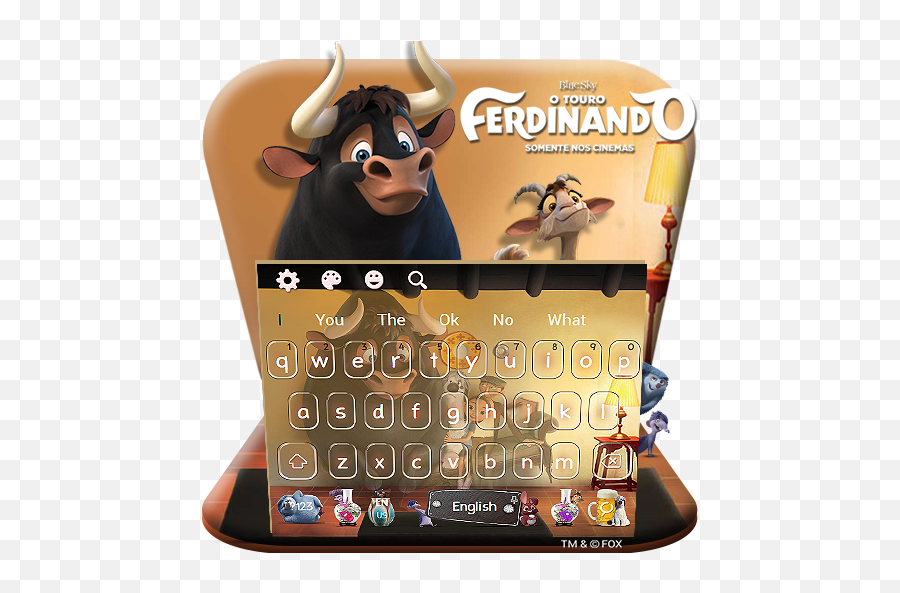 Dreamworks Ferdinand Keyboard Theme Apk - Download For Emoji,Where Are Emojis On Cheetah Keyboard
