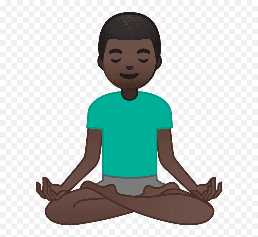 Man In Lotus Position Emoji Clipart Free Download,Emojis Highres