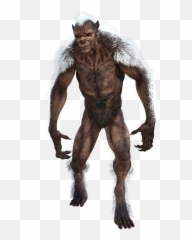 Free Photo Standing Walking Werewolf 3d Creature Render Emoji,Neanderthal Strong Emotion