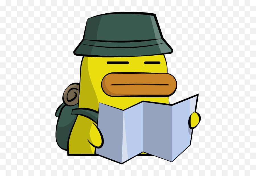 Dumb Duck Campsite Emoji,Nugget Emoji