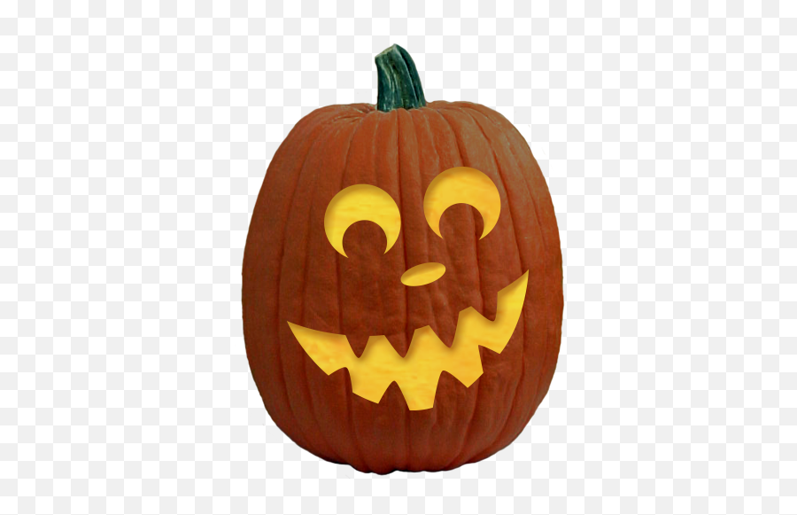 Pumpkin Carving Patterns And Pumpkin - Easy Jack O Lantern Faces Emoji,Emoji Pumpkin Carving