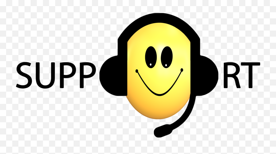Support Headset Help - Happy Emoji,Headphones Emoticon