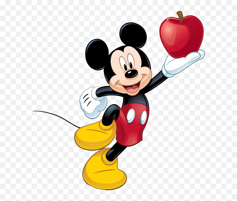 Mickey Mouse Clipart 3 - Clipartix Mickey Mouse Comiendo Png Emoji,Mickey And Minnie Emoji