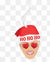 Love Ellen Degeneres - Holiday Ornament Emoji,Ellen Degeneres Emoji App
