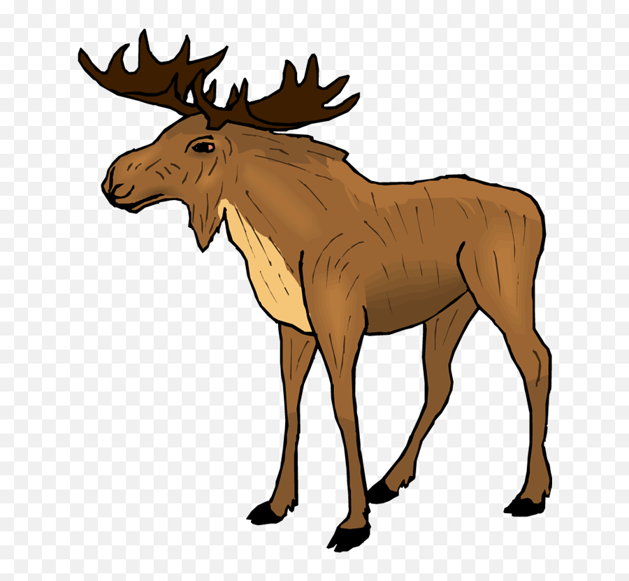 Moose Clipart - Moose Clip Art Emoji,Emoji With Boner
