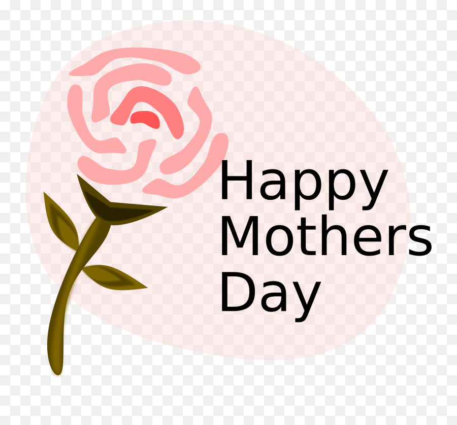 Flower Clipart Happy Mothers Day - Happy Mothers Day Icon Png Emoji,Mother's Day Emoji Text