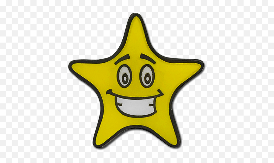 Smiley Star Badge By School Badges Uk - Happy Emoji,High Five Emoticon