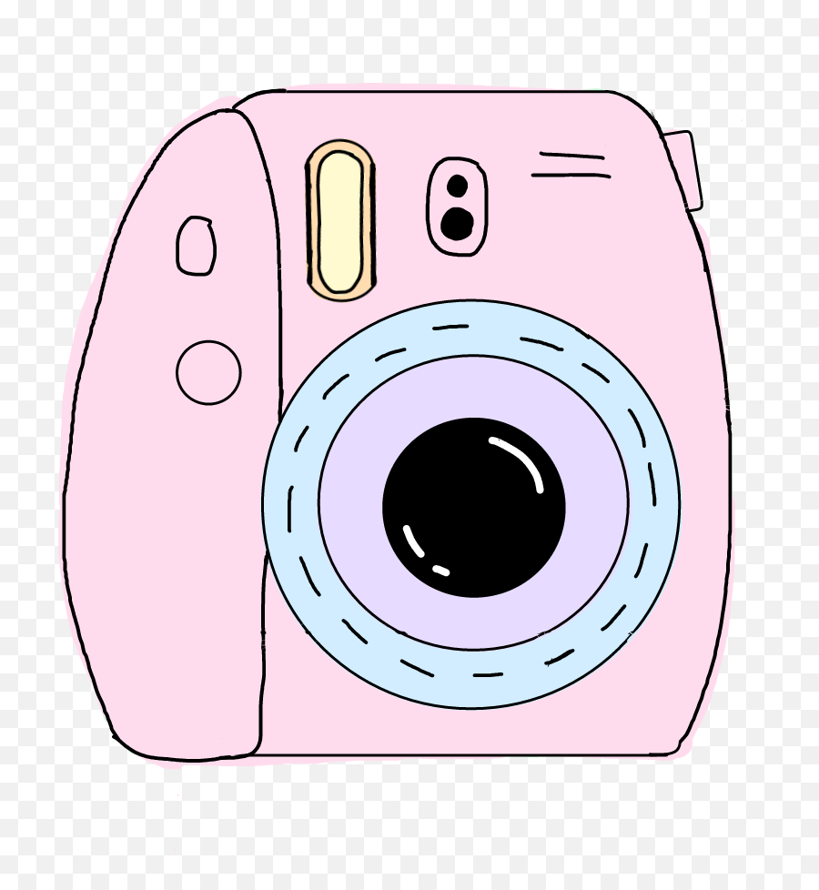 Clipart Camera Polaroid Camera Clipart - Transparent Background Polaroid Camera Clipart Emoji,Tumbler Png Polorid Photo Of Emojis Coloring Pages