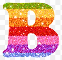 Pin - Glitter Free Printable Rainbow Letters Printable Emoji,Red Cube Apple Emoji Letter B
