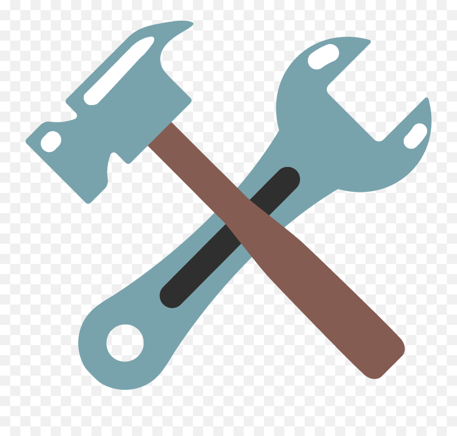 Hammer And Wrench Emoji,Tools Emoji