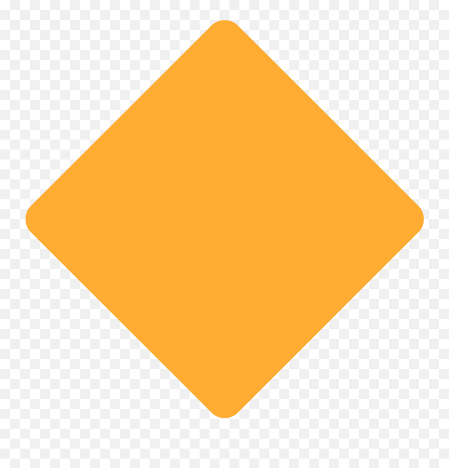 Large Orange Diamond Emoji - Color Gradient,Sparkling Diamond Emoji
