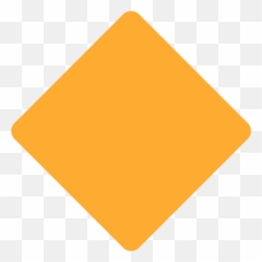 Large Orange Diamond Emoji - Color Gradient,Sparkling Diamond Emoji