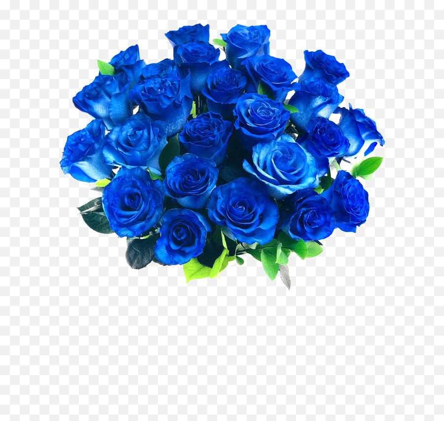 Custom Flower Vase Picture Vase Fromyouflowers - Dozen Blue Roses Emoji,Facebook's Lavendar Flower As An Emoticon...
