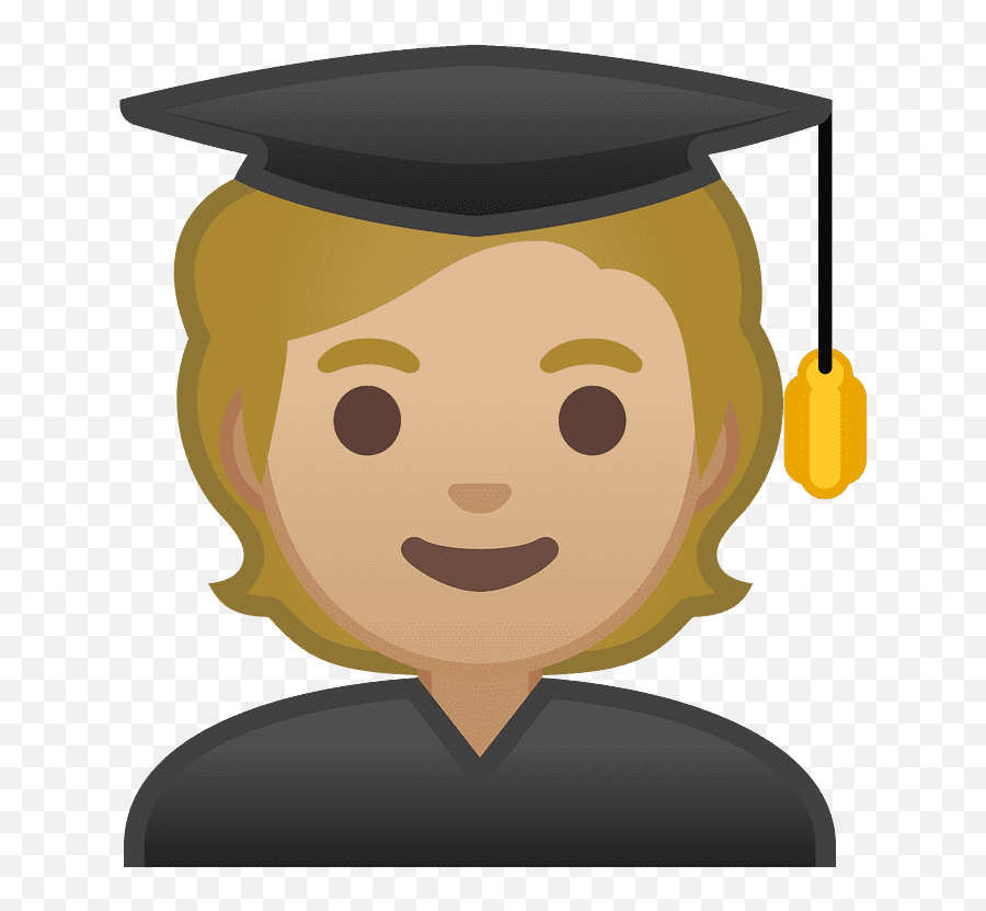 Student Emoji Clipart,Android Emoji Brown Square