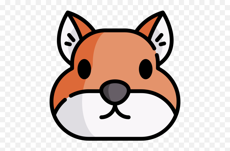 Squirrel - Dot Emoji,Mouse Rabbit Squirrel Emoji
