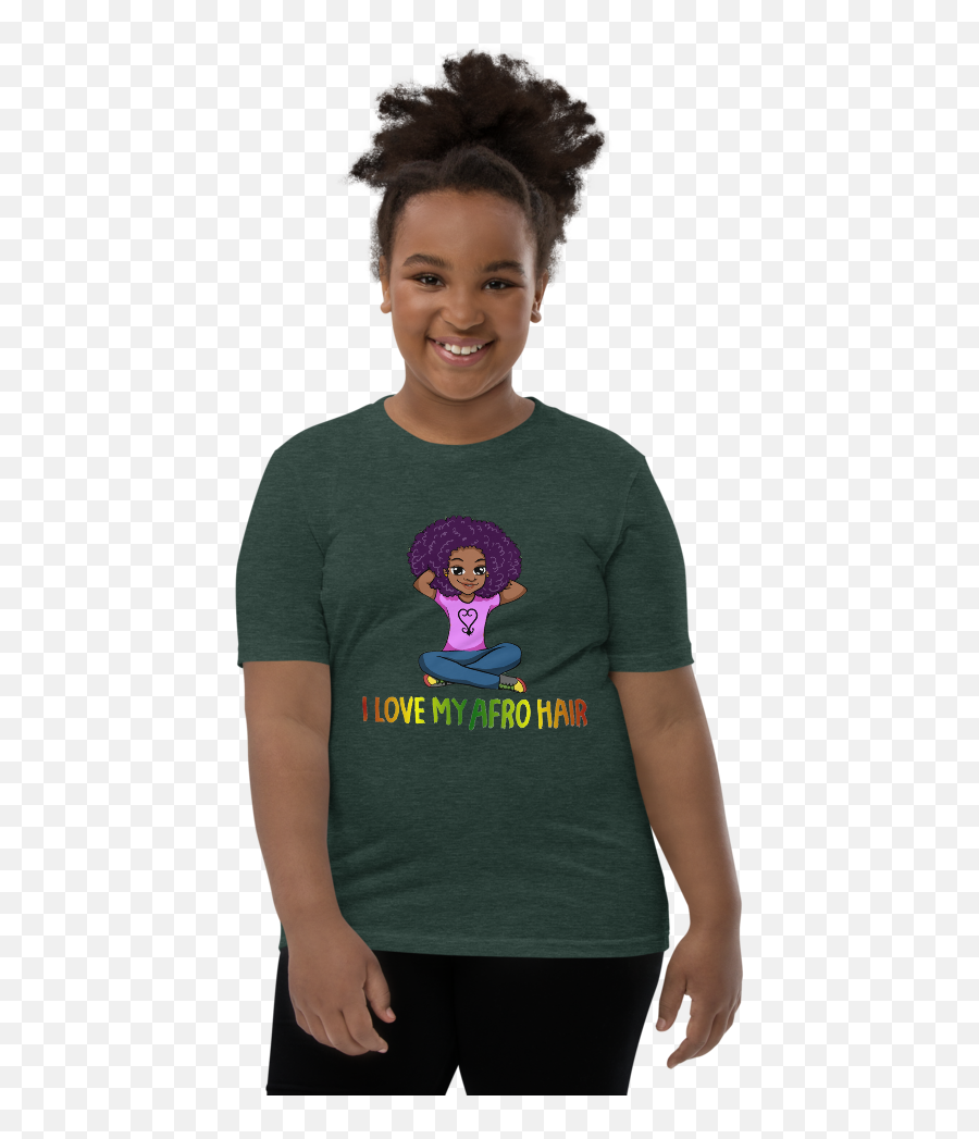 I Love My Afro Hair Poetry T Emoji,Emoji (emoticon) I Love Gymnastics Sayings T-shirt (relaxed Fit)