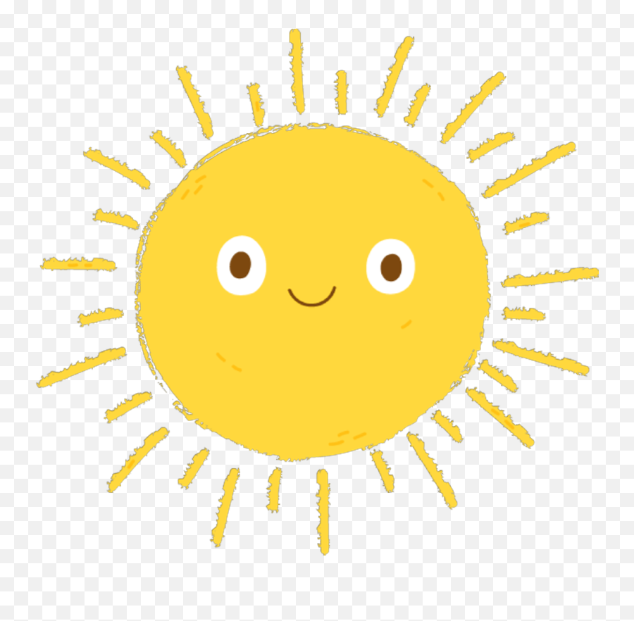 Ftestickers Sticker - Sun Moon Png Transparent Full Size Emoji,Sun Moon Emoticon