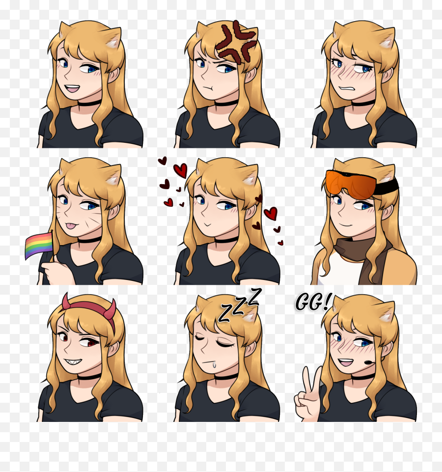 Iu0027m A Femboy Who Needed New Emotes For Twitch This Is Not Emoji,Pumkin Guy Twitch Emojis