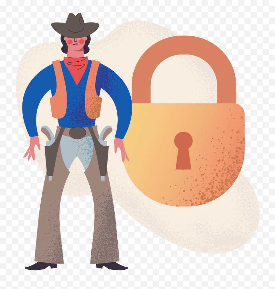 Security Illustration In Png Svg Emoji,Cowbowy Emoji Astronaut Emoji