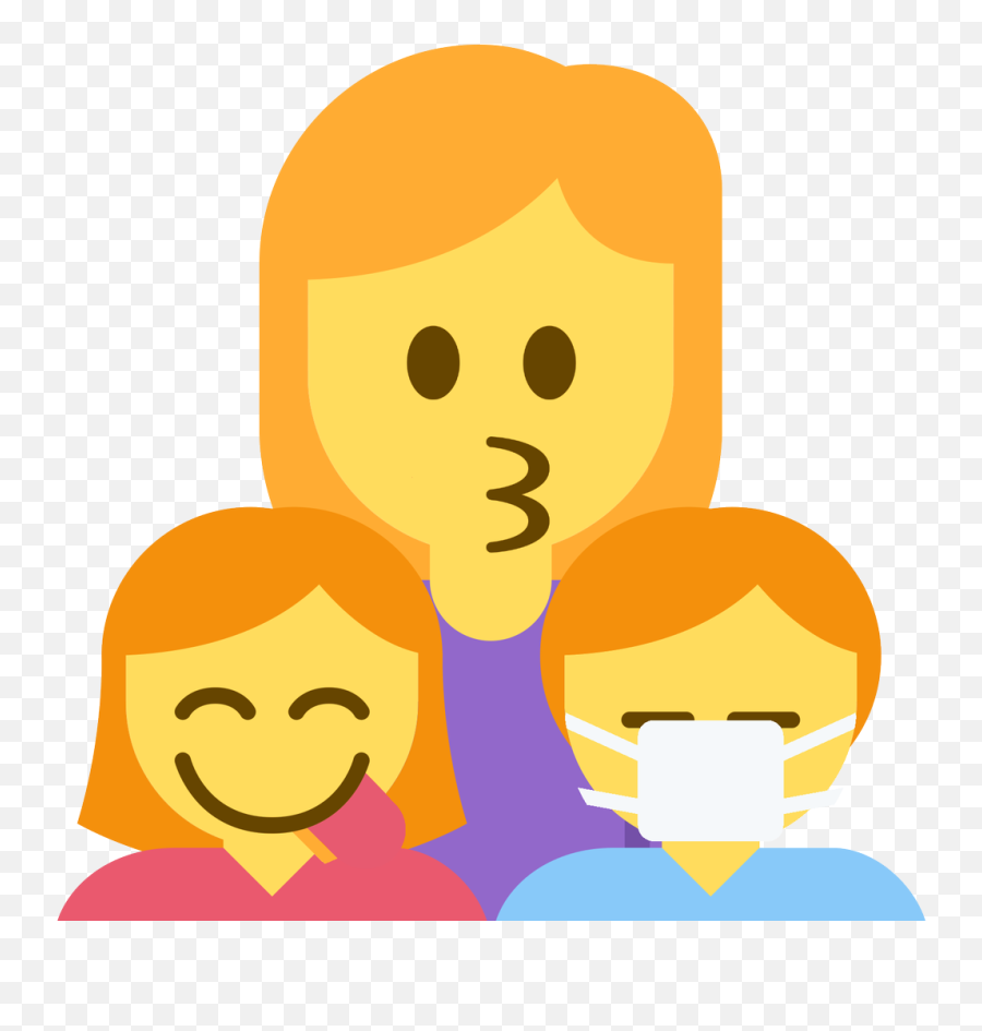 Emoji Face Mashup Bot On Twitter U200du200d Family Woman - Happy,Kissy Face Emoji