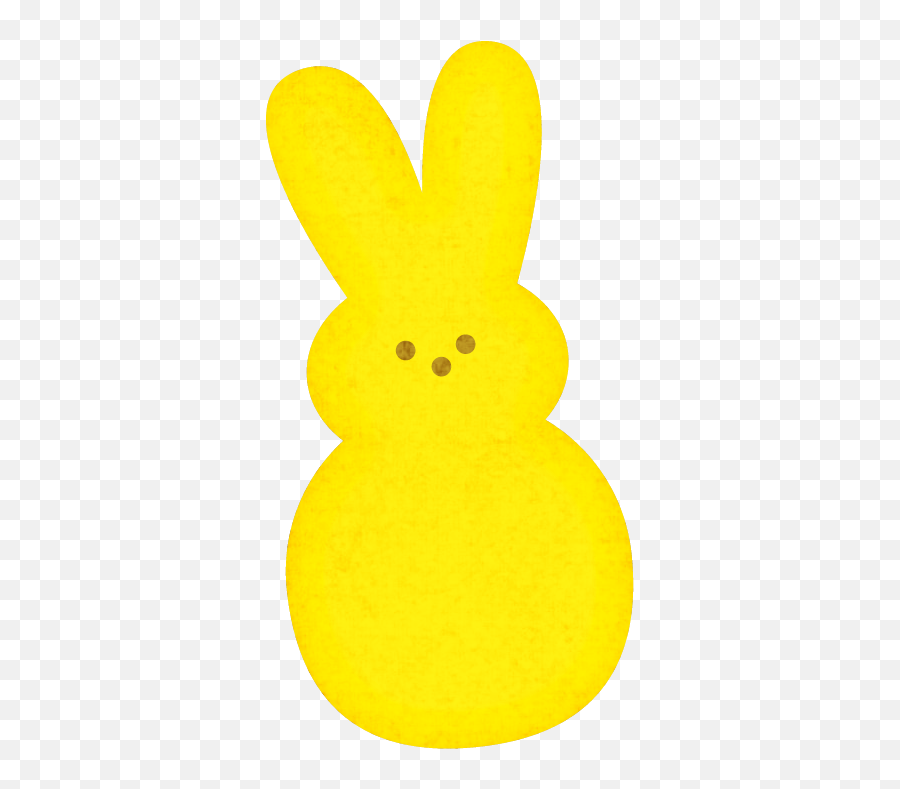 Peeps Cotton Candy Clip Art - Yellow Bunny Png Download Dot Emoji,Cotton Candy Emoji