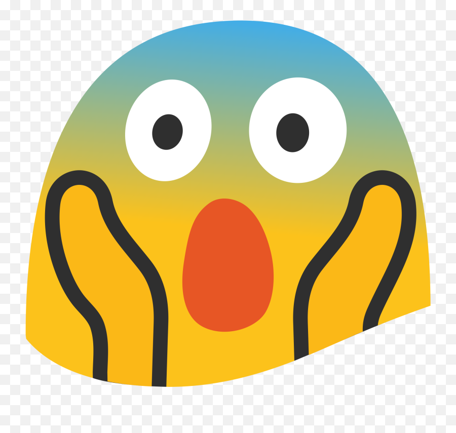 Fear Clipart Face - Emoji De Asombro Png Transparent Easy 3d Creative Art,Dog Face Emoji