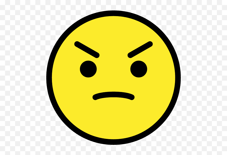 Angry Face Emoji - Angry Face,Angry Emoji