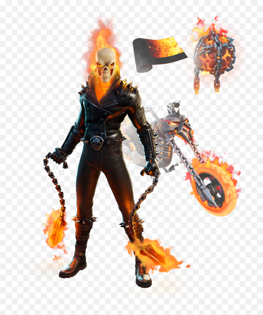 All Items - Ghost Rider Bundle Fortnite Emoji,Tomatohead Emoticon In Durr Burger