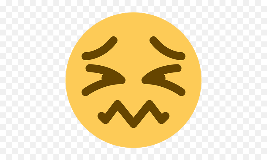 Confounded Face Id 10519 Emojicouk - Confounded Face Emoji Used,Palette Emoji