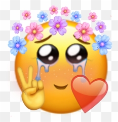 Cute Emoji Asthetic Sticker By Awesomekitty6635 - Happy,Cute Smiley Emoticons
