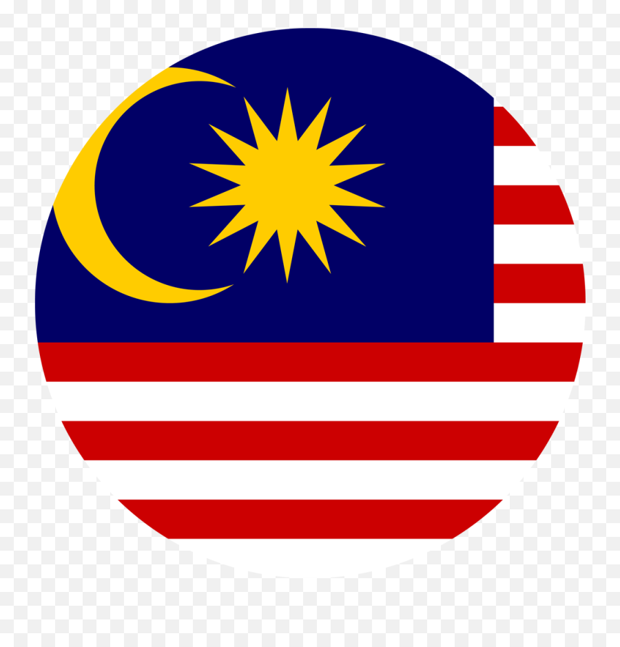 Malaysia - Malaysia Flag Circle Png Clipart Full Size Malaysia Round Flag Png Emoji,Jamaica Flag Emoji