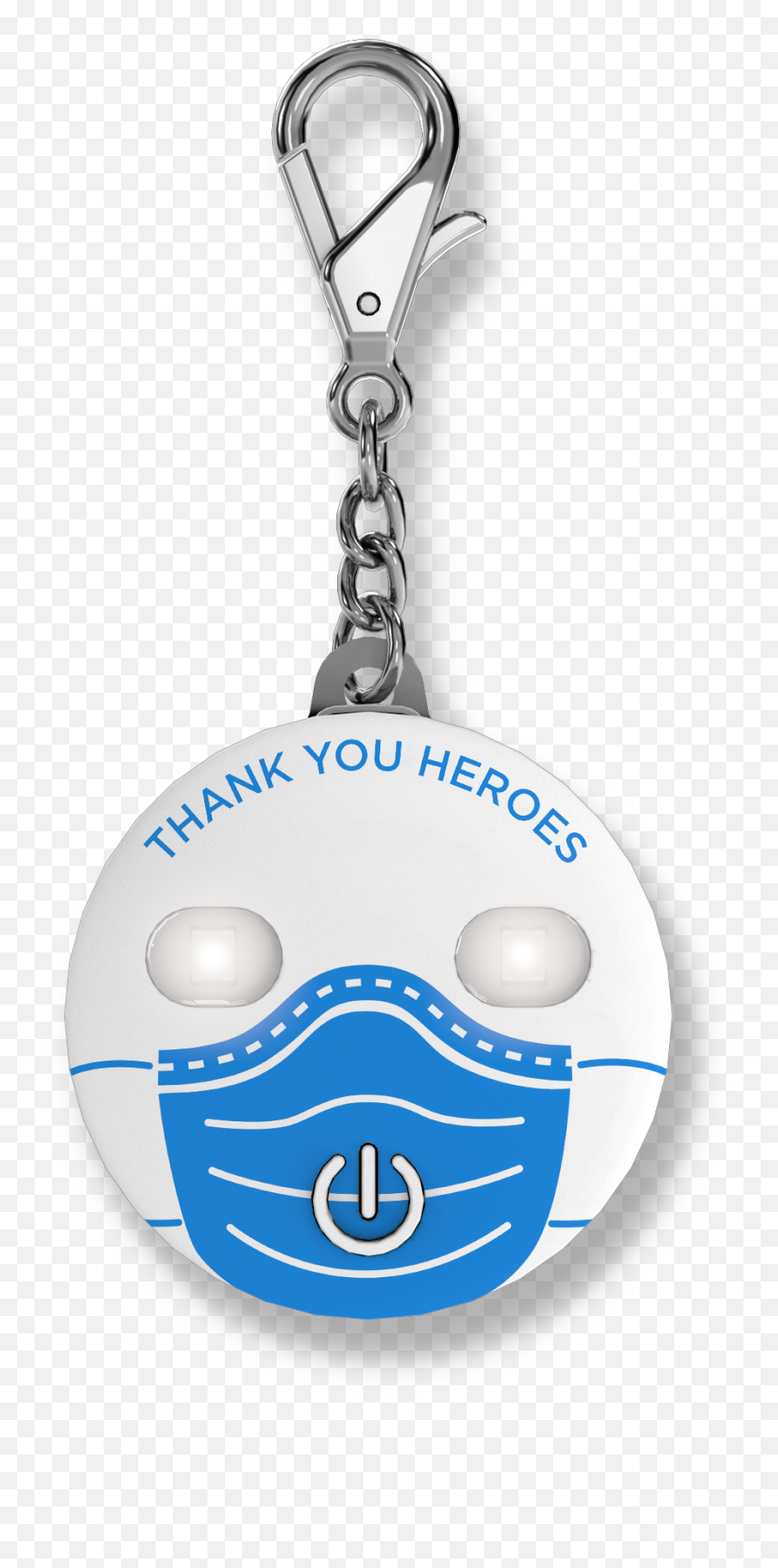 Thank You Heroes - Solid Emoji,Emoticon Keychains