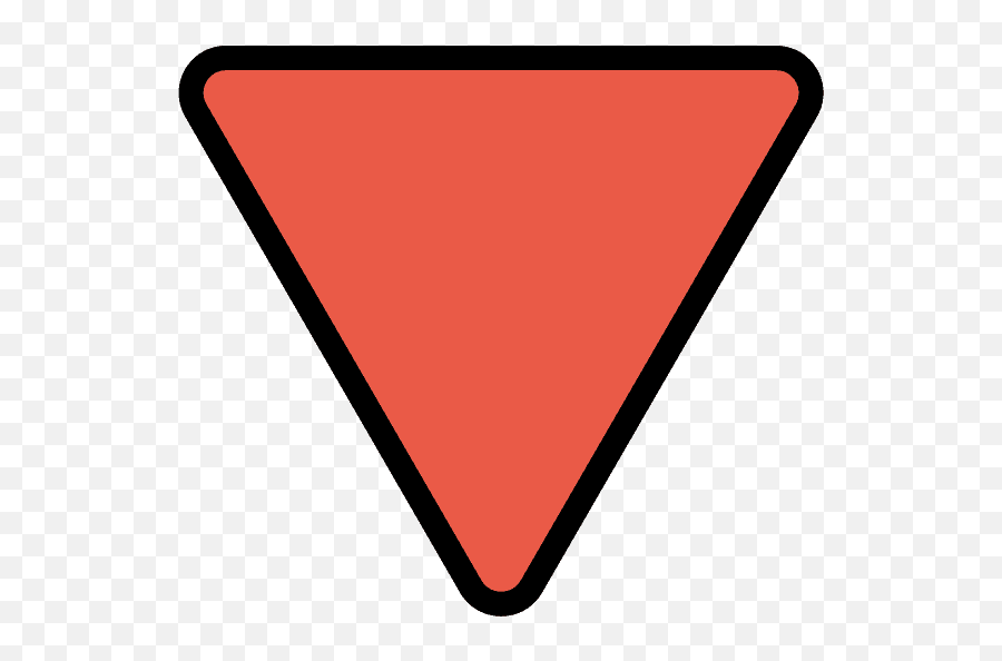 Down - Triangulo Hacia Abajo Emoji,Triangle Emoji