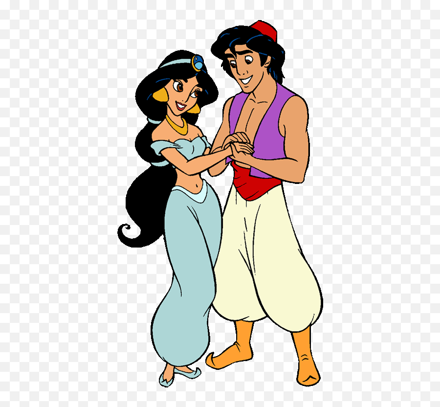 Princesa Jasmine - Disney Clip Jasmine And Aladdin Emoji,Alladin And Jasmine Emojis