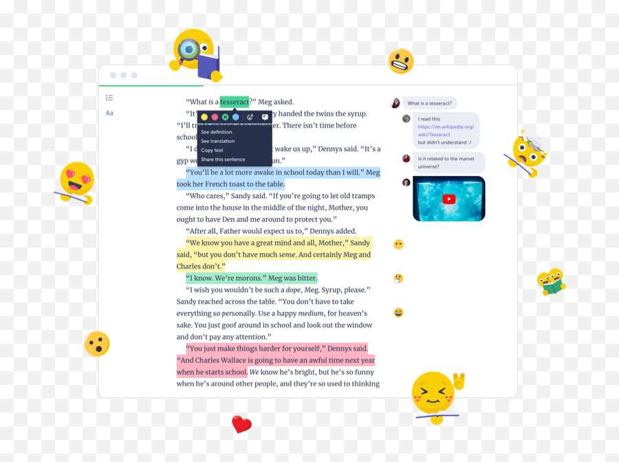 Glose Education - Technology Applications Emoji,Emoji Reading A Book