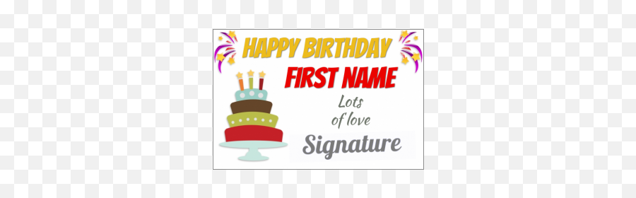 Birthday Card Free Printable Template - Cake Decorating Supply Emoji,Wedding Anniv Emoticon