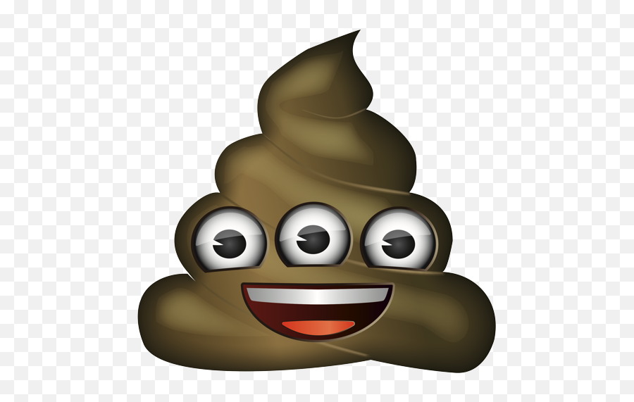 Emoji U2013 The Official Brand Three - Eyed Poo Poop Emoji With Heart Eyes,Big Eye Emoji