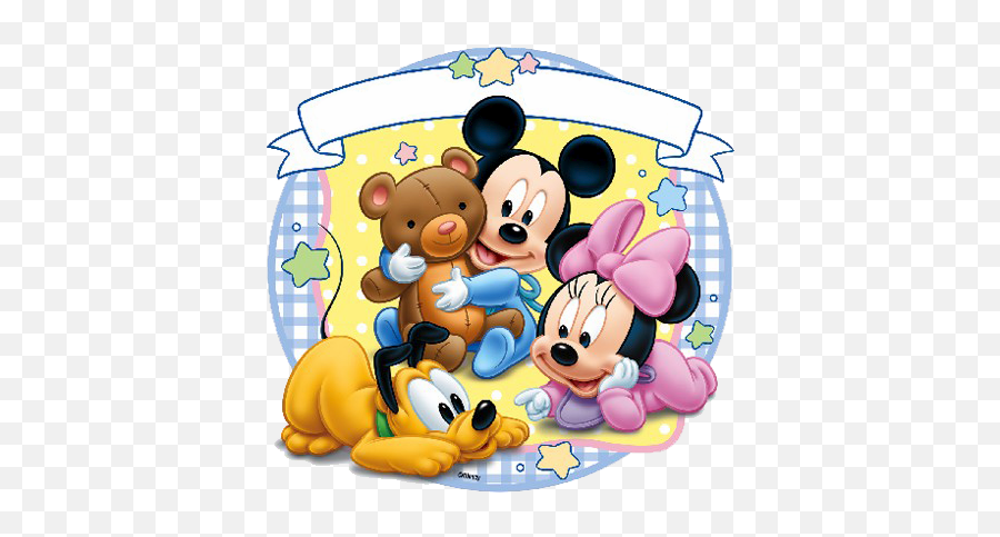 Imágenes De Disney Babies Imágenes Para Peques - Disney Baby Mickey And Minnie Mouse Emoji,Mickey And Minnie Disney Emojis
