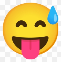 Tongue - Emoji Cerrando El Ojo Sacando La Lengua,Yahoo Smh Emoticon