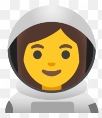 Astronauta Mujer - Astronaut Emoji,Emojis Hd De Mujer Bailando