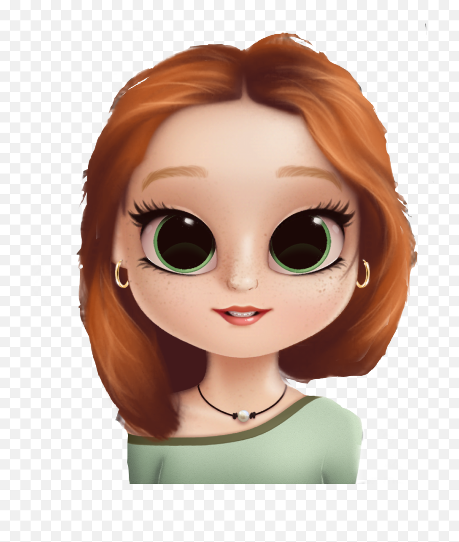 Redhair Ginger Greeneyes Girl Sticker By Lora Gaches - Tatl Oyuncak Bebek Çizimi Emoji,Niece Emoji Redhair Ginger Greeneyes Girl Sticker By Lora Gaches - Tatl Oyuncak Bebek Çizimi Emoji,Niece Emoji
