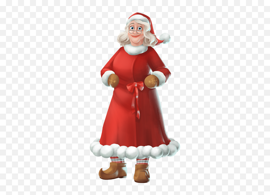 Santa Claus Mrs Claus Korvatunturi Christmas Joulupukki - Santa Claus Wife Png Emoji,Santa Clause Emojis