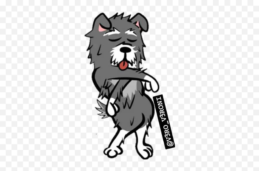 Schnauzer Whatsapp - Stickers De Schnauzer Para Whatsapp Emoji,Schnauzer Emoji