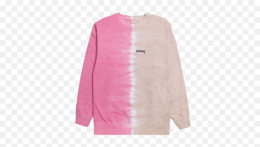 Ariana Grande Tie Dye Hoodie Promotions - Ariana Grande Split Crewneck Emoji,Ariana Grande Cover Of Emotions