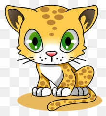 Free Photo T - Shirts Feline Cartoon Cat Character Leopard L Draw A Jaguar Cute Emoji,Cartoon Cats Different Emotions