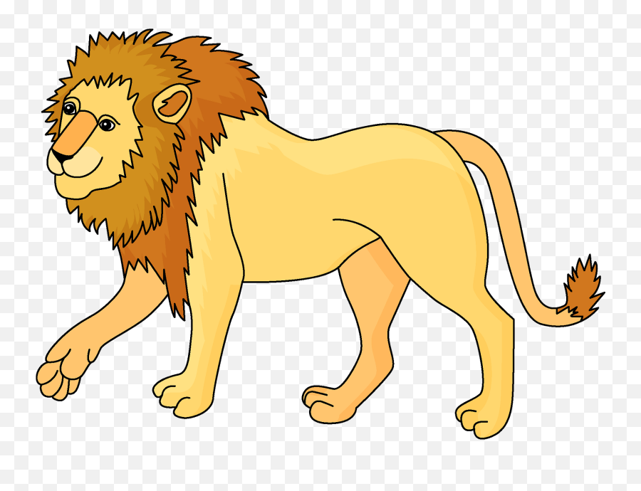 Lion Clipart Free Download Transparent Png Creazilla - Lion Clipart Creazilla Emoji,Lion Face Emoji